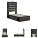 Drystan Twin Panel Bed with Dual Side Storage Drawers