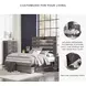Drystan Full Panel Bed with Dual Side Storage Drawers