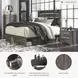 Drystan Queen Panel Bed with Dual Side Storage Drawers