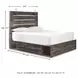 Drystan Queen Panel Bed with Dual Side Storage Drawers
