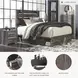 Drystan King Panel Bed with Side Storage Drawers
