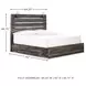 Drystan King Panel Bed with Side Storage Drawers