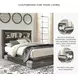 Drystan Queen Bookcase Bed with Dual Side Storage Drawers