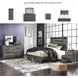 Drystan 6 Drawer Dresser and Mirror