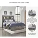 Drystan Full Bookcase Bed with Dual Side Storage Drawers