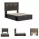 Drystan Full Bookcase Bed with Dual Side Storage Drawers