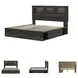 Drystan King Bookcase Bed with Single Sided Storage
