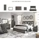 Drystan King Bookcase Bed with Dual Side Storage Drawers