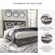 Drystan King Bookcase Bed