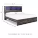 Drystan King Bookcase Bed