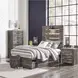 Drystan Twin Panel Bed with Side Storage Drawers