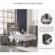 Drystan Twin Panel Bed with Side Storage Drawers