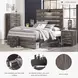 Drystan Full Panel Bed with Side Storage Drawers