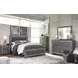 Lodanna Gray 6 Drawer Dresser and Rectangular Mirror