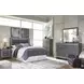 Lodanna Gray 6 Drawer Dresser and Rectangular Mirror