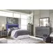 Lodanna Gray 6 Drawer Dresser and Rectangular Mirror