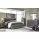 Lodanna Gray 6 Drawer Dresser and Rectangular Mirror