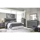 Lodanna Gray 6 Drawer Dresser and Rectangular Mirror