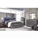 Lodanna Gray 6 Drawer Dresser and Rectangular Mirror
