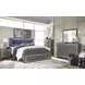 Lodanna Gray 6 Drawer Dresser and Rectangular Mirror