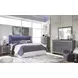 Lodanna Gray 6 Drawer Dresser and Rectangular Mirror