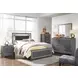 Lodanna Gray 6 Drawer Dresser and Rectangular Mirror