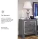 Lodanna Gray Two Drawer Nightstand
