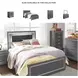 Lodanna Gray Queen Upholstered Panel Bed