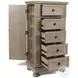 Allegra Pewter Swivel Chest