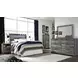 Baystorm Gray 6 Drawer Dresser and Rectangular Mirror