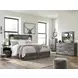 Baystorm Gray 6 Drawer Dresser and Rectangular Mirror