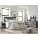 Baystorm Gray 6 Drawer Dresser and Rectangular Mirror