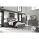 Baystorm Gray 6 Drawer Dresser and Rectangular Mirror