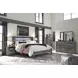 Baystorm Gray 6 Drawer Dresser and Rectangular Mirror