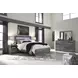 Baystorm Gray 6 Drawer Dresser and Rectangular Mirror
