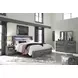 Baystorm Gray 6 Drawer Dresser and Rectangular Mirror