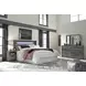 Baystorm Gray 6 Drawer Dresser and Rectangular Mirror