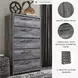 Baystorm Gray 5 Drawer Chest