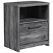 Baystorm Gray Youth Panel Bedroom Set with LED