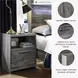 Baystorm Gray 1 Drawer Nightstand