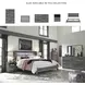 Baystorm Gray King Panel Bed