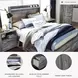 Baystorm Gray Full Double Under Bed Storage Platform Bed