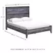Baystorm Gray Queen Panel Bed
