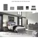Baystorm Gray Queen Platform Storage Bed