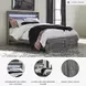 Baystorm Gray Queen Platform Storage Bed