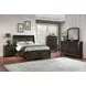 B02255 Brown Queen Sleigh Storage Bed