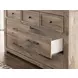 Keithland Brown 7 Drawer Dresser and Rectangular Mirror