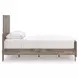 Keithland Brown Queen Panel Bed