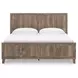 Keithland Brown King Panel Bed
