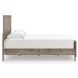 Keithland Brown King Panel Bed